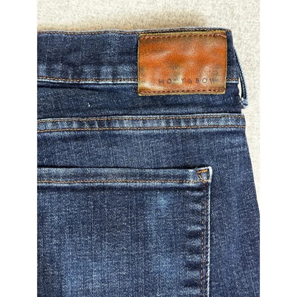 Mott & Bow Straight Jeans Mens 38x32 Dark Wash Straight Leg Denim Pants